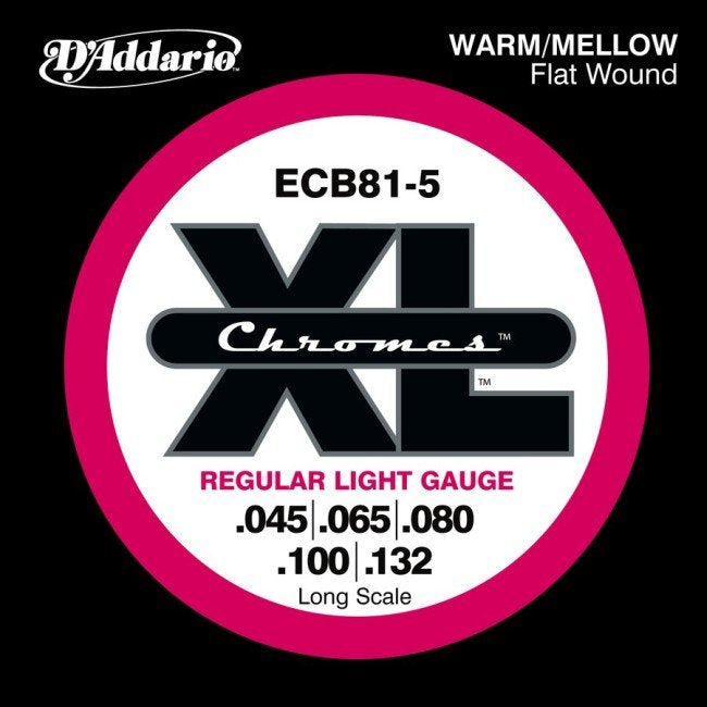 D'Addario Ecb81-5 Chromes Muta X 045-132