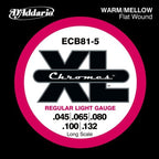 D'Addario Ecb81-5 Chromes Muta X 045-132