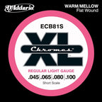 D'Addario ECB81S Bass Strings 45-100 Short