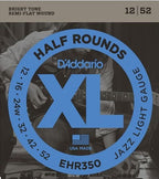 D'Addario Ehr350 Jazz Light Muta 12-52