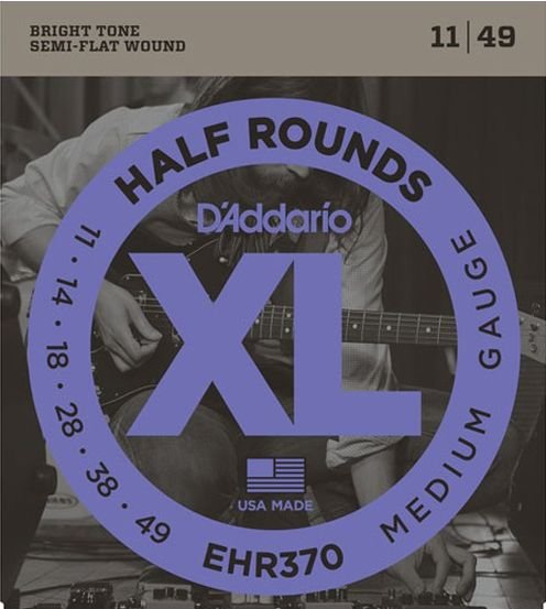D'Addario Ehr370 Jazz Medium 11-49