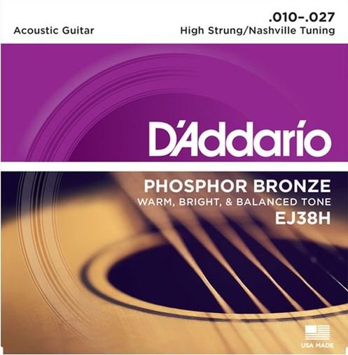 D'Addario EJ38H Acoustic Guitar Strings 010-027