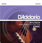 D'Addario EJ88C Nyltech Concert Ukulele Set