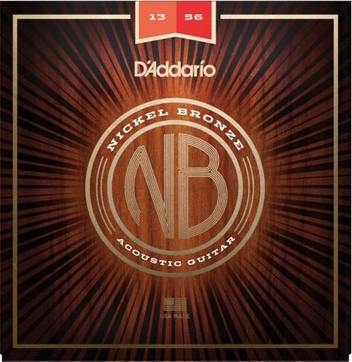 D'Addario NB1356 Nickel Bronze Acoustic Guitar Strings