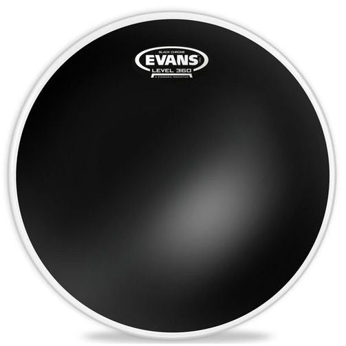Evans TT14CHR 14-inch Black Tom Drum Head