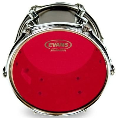 Evans Tt14Hr Pelle Hydraulic Red Tom