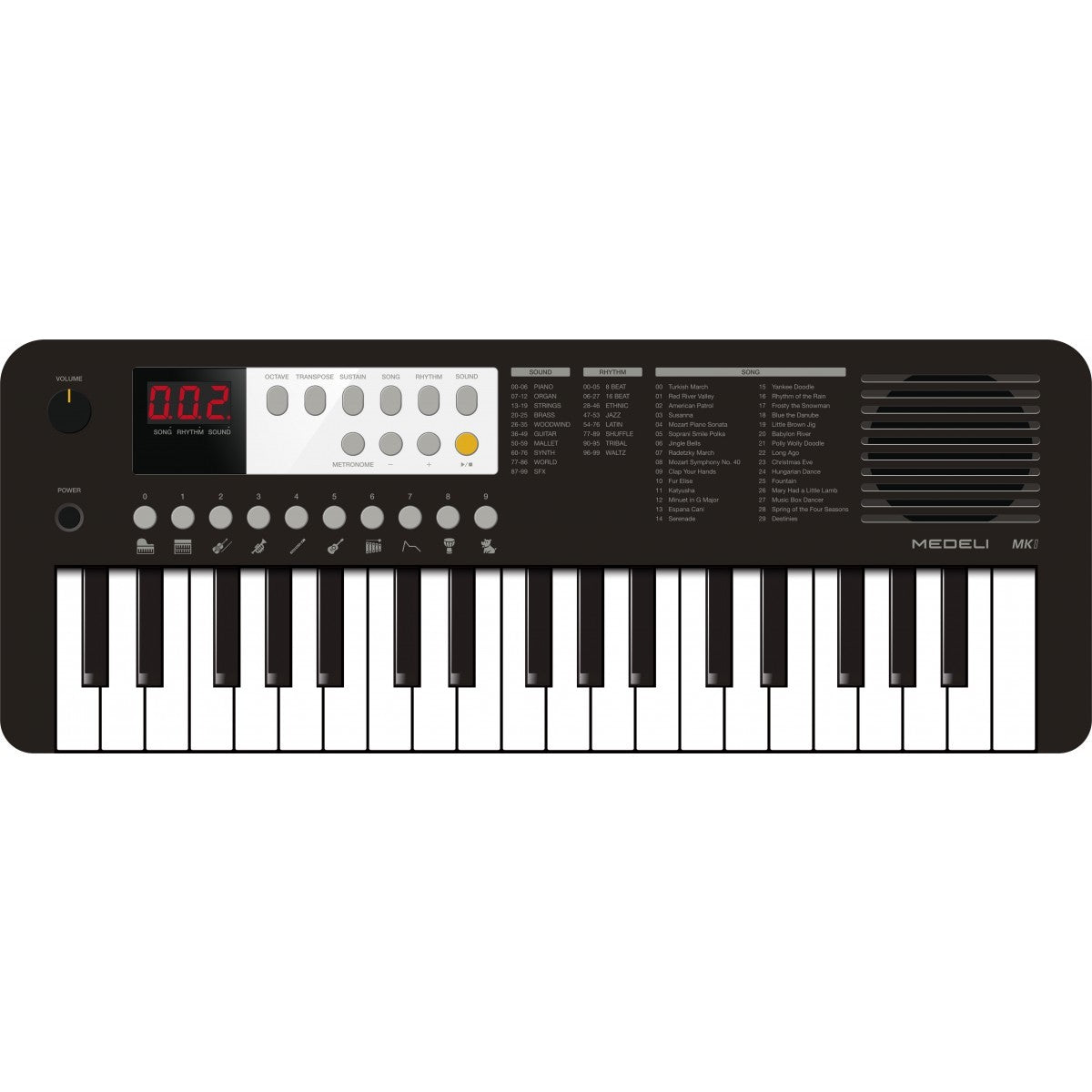 TASTIERA MEDELI 37 TASTI MINI-SIZE MK1