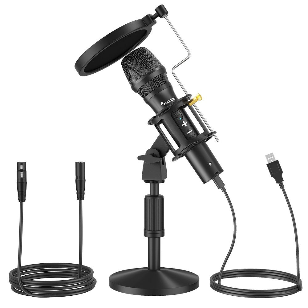 MICROFONO DINAMICO DA TAVOLO USB/XLR MAONO AU-HD300T