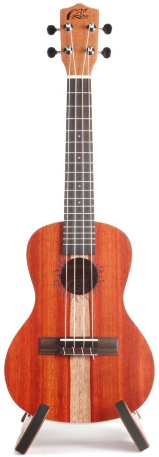 Leho Ukulele Concert 2Tone Mahogany Con Custodia
