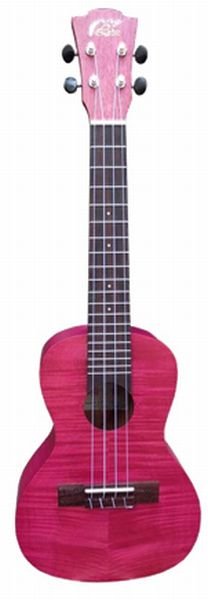 Leho Ukulele Soprano Laminated Exotic Mahogany Hawaiian Rose