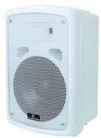 Soundsation Spwm08P-Wh White Speaker with Bracket