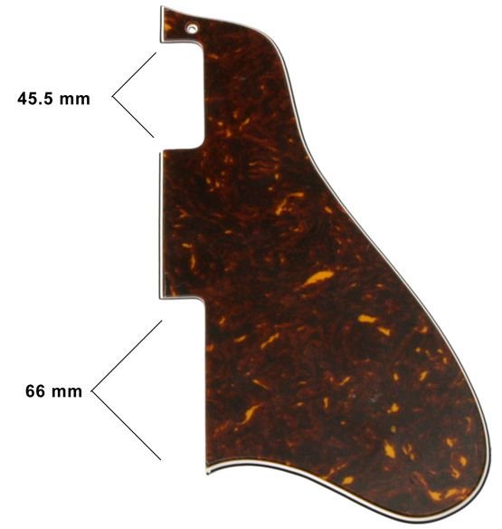 Allparts Pickguard Pg0813-043 Tortoise