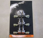 Gibson Vintage Nickel Machine Heads Pearloid Buttons Natural