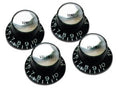 Gibson Top Hat Style Black Silver Volume