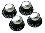 Gibson Top Hat Style Black Silver Volume