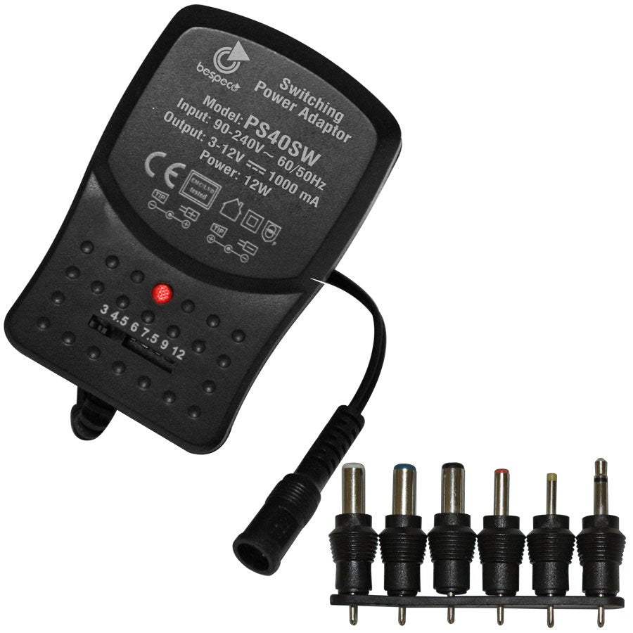 Bespeco PS40SW Adattatore Di Rete 1000Ma