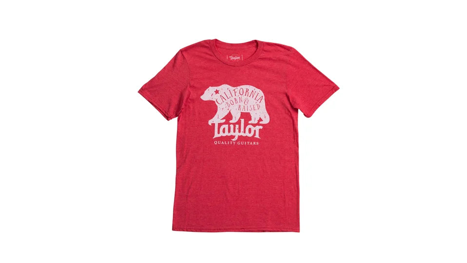 Taylor Mens California Bear T Shirt Heather Red X-Large 15827