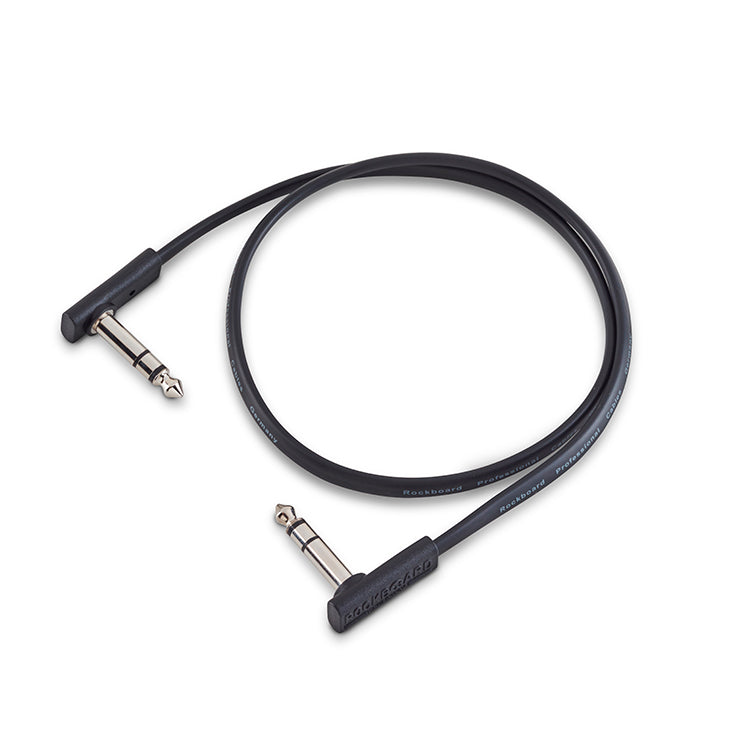 RockBoard Flat Patch TRS Cable Black 60cm