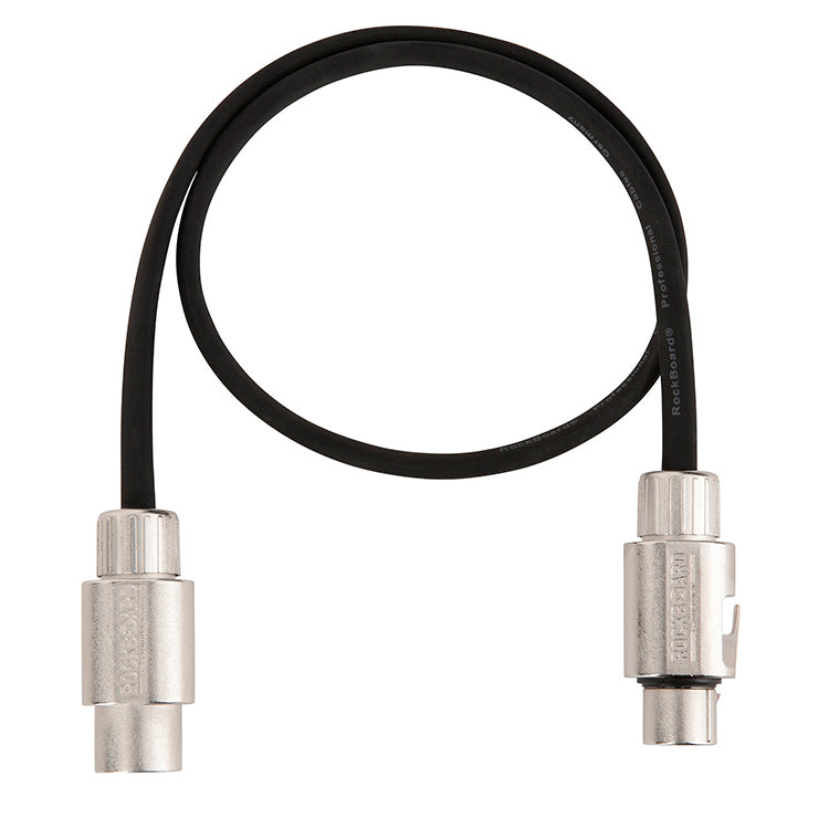 RockBoard Flat Patch Xlr Cable Black 60cm