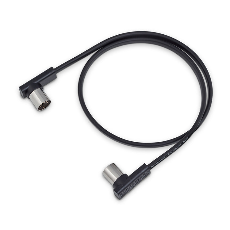 RockBoard Flat Patch Midi Cable Black 60cm