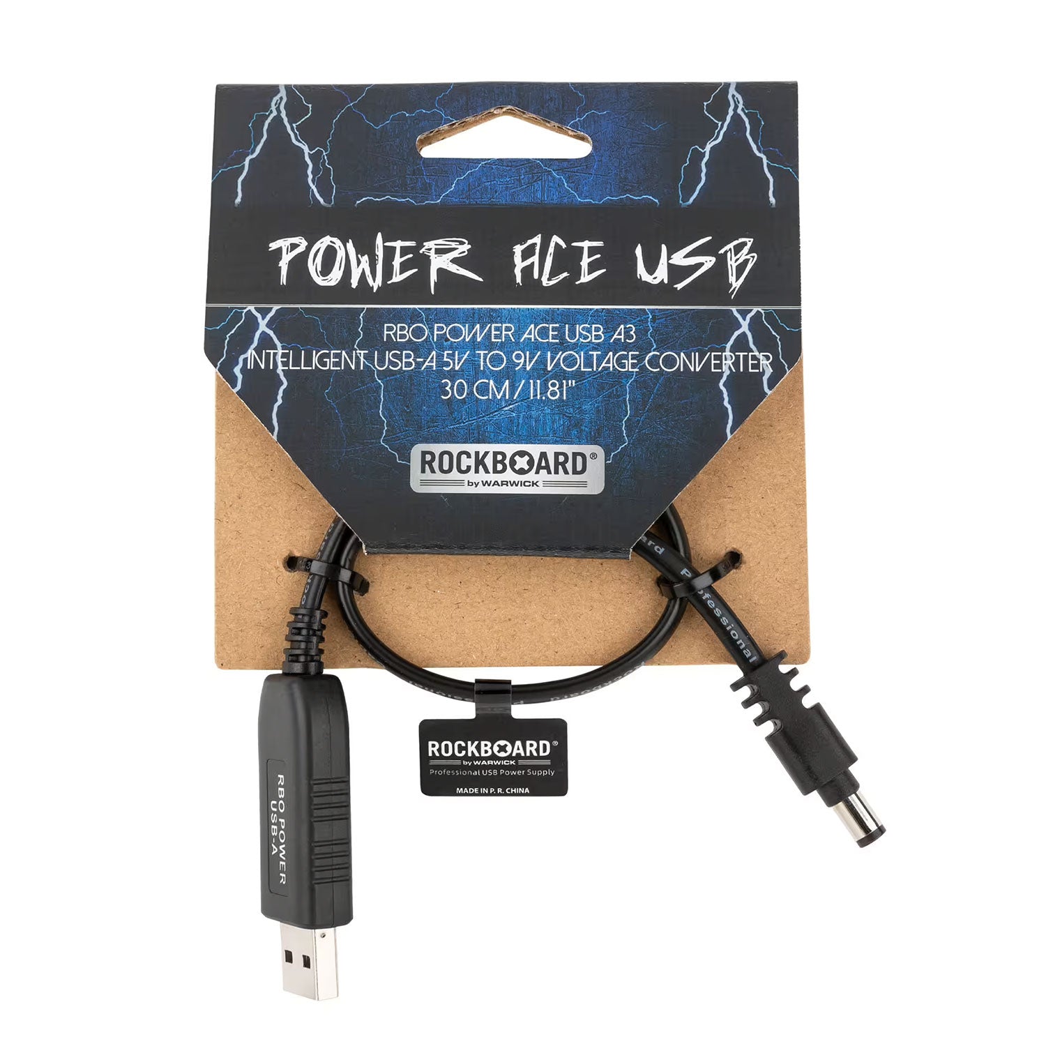 RockBoard Intelligent USB-A 5V/9V Voltage Converter 30cm