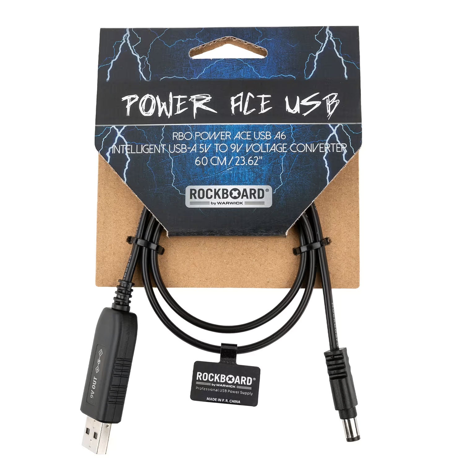 RockBoard Intelligent USB-A 5V/9V Voltage Converter 60cm