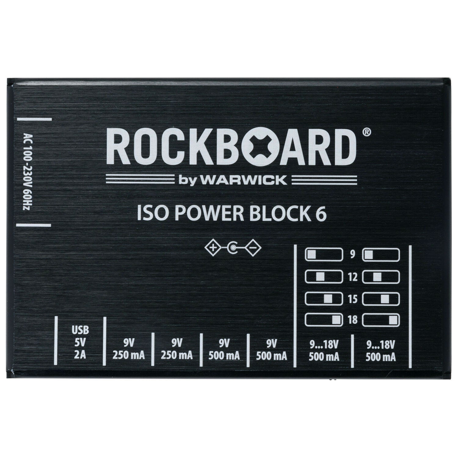 RockBoard Power Block ISO 6 IEC Alimentatore