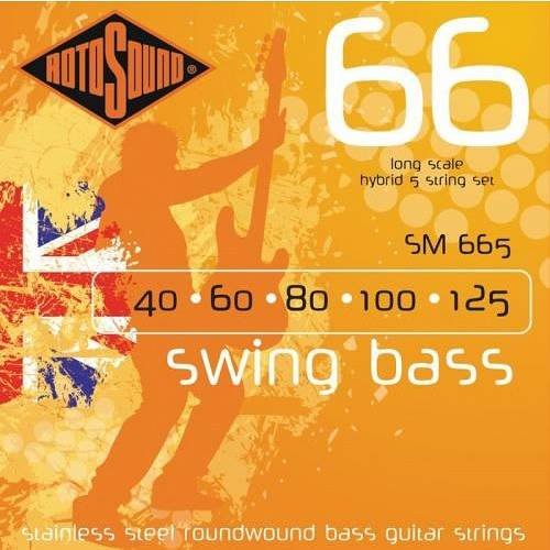 Rotosound Bass Guitar Strings 5C Steel 40-125