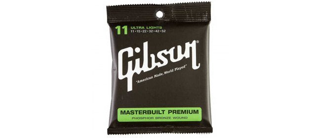 Gibson Sag-Mb11 Masterbuilt Phosphor Bronze 11-52 Acoustic Strings