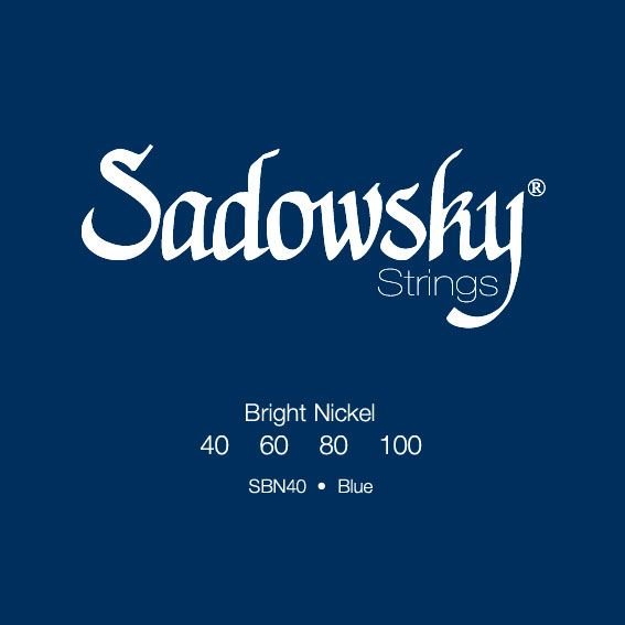 Sadowsky Blue Label Bright Nickel 4C 40-100