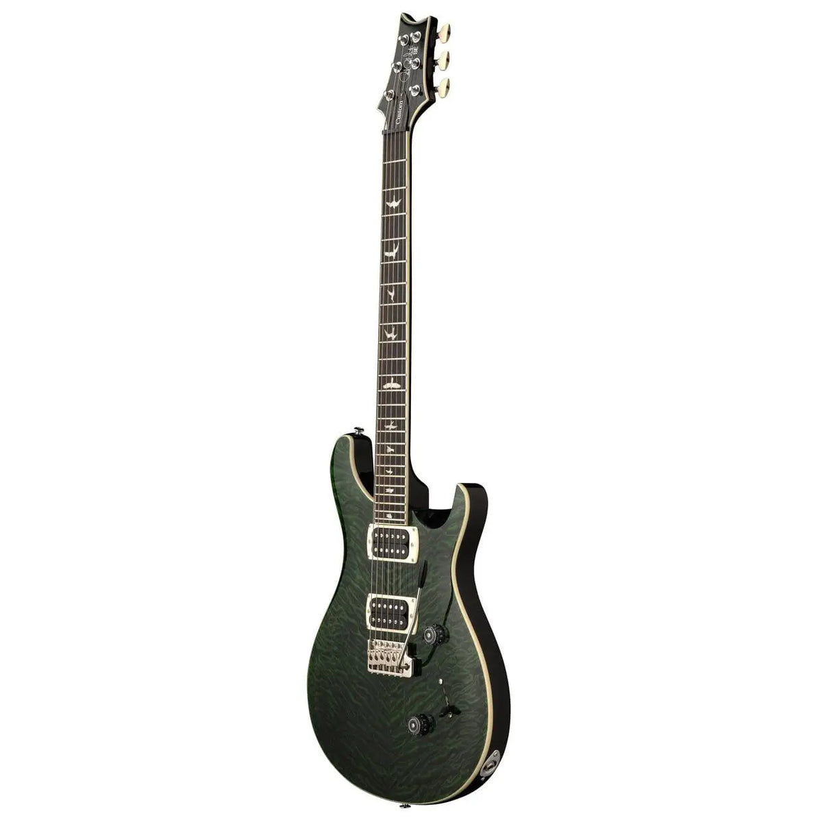 Prs SE Custom 24 Teal Black Quilt Top