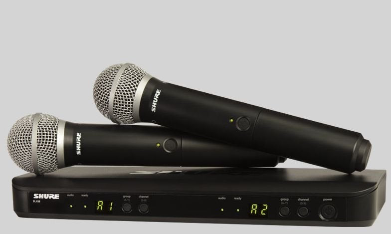 Shure BLX288E PG58 Wireless Microphone System
