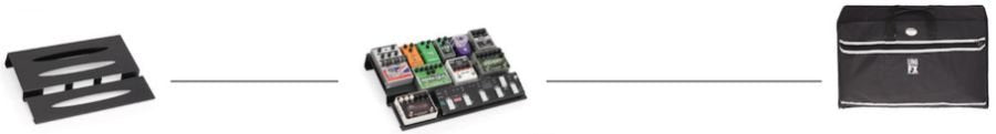 Stefy Unifx60 Pedalboard 61X41X9 con Borsa Semirigida