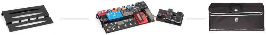 Stefy Unifx80 Pedalboard 81X41X9 con Borsa Semirigida