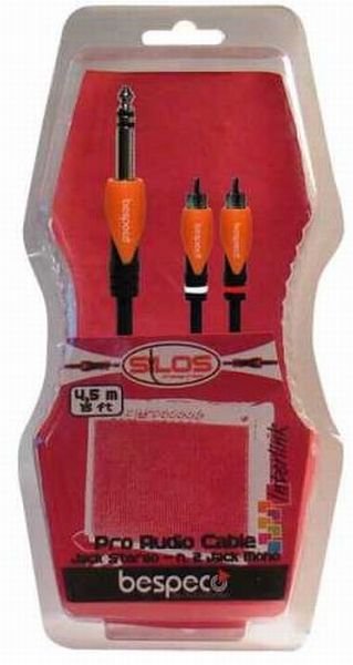 Bespeco Cavo 2 Rca 1 Jack Stereo Mt 1,80