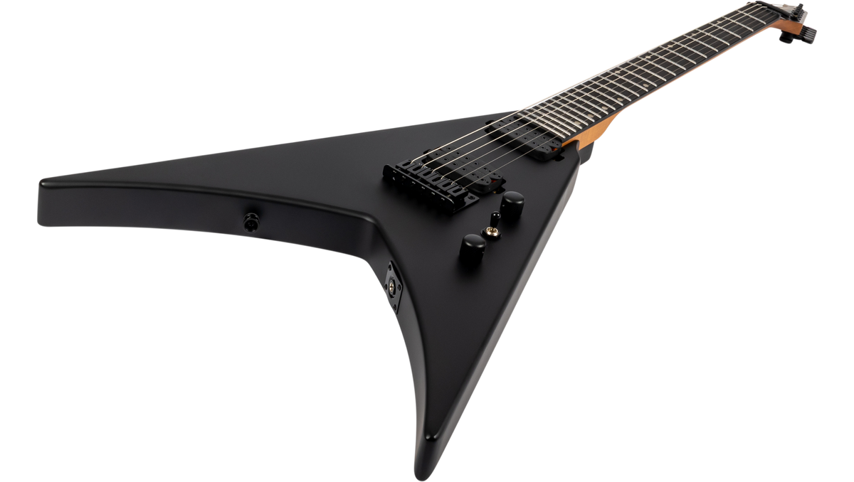 Spira Guitars V-400 MBK Dark Green Satin