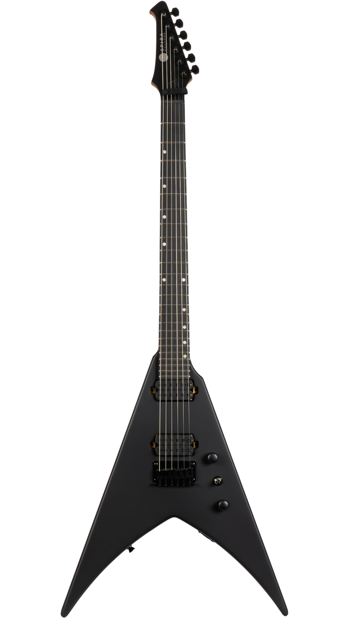Spira Guitars V-400 MBK Dark Green Satin