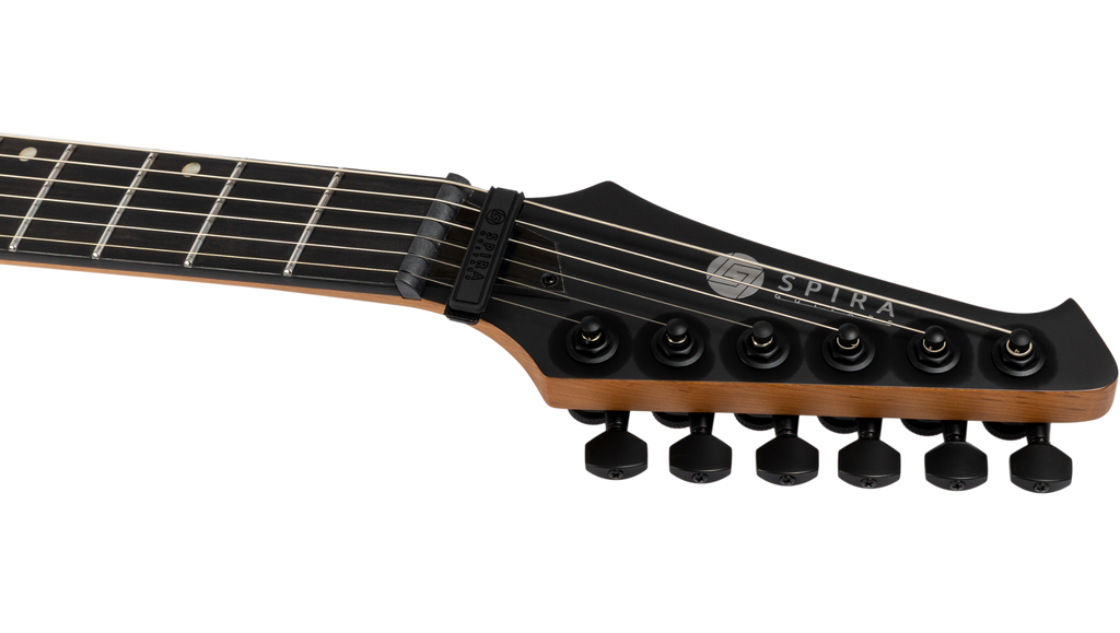 Spira Guitars V-400 MBK Dark Green Satin
