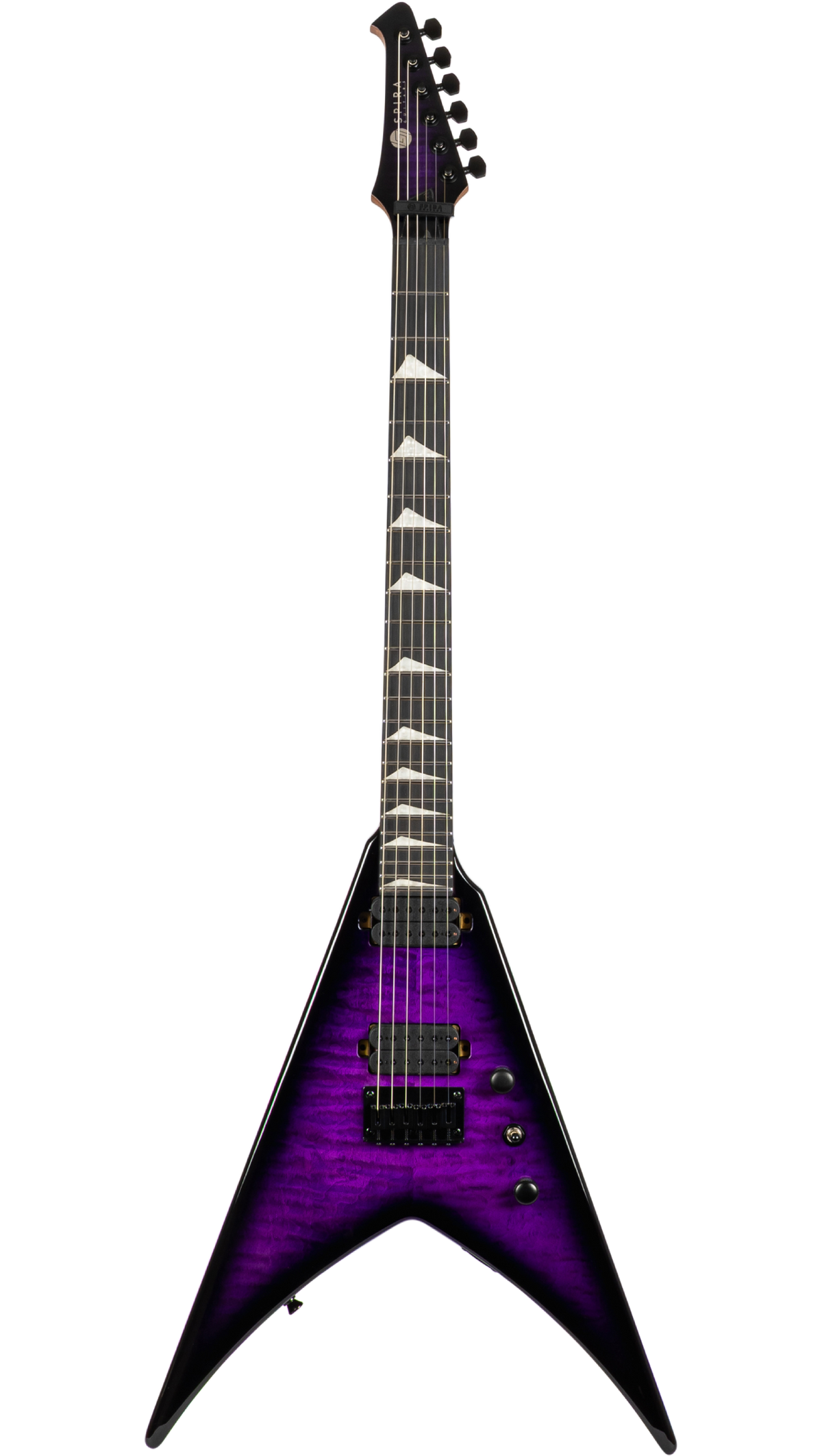 Spira Guitars V-500 TPP E TRANS PURPLE