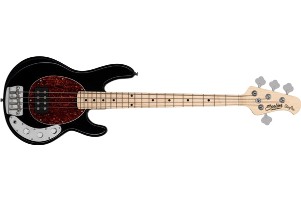 Sterling By Music Man Stingray Ray 4C Short Scale Black Tastiera in Acero