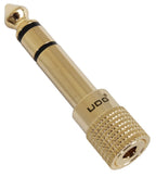 Udg gear U94002 udg ultimate headphone jack adapter screw 3.5mm (1/8”) to 6.35mm (1/4”)