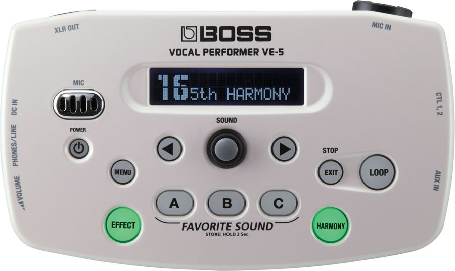 Boss Ve5 White Vocal Performer