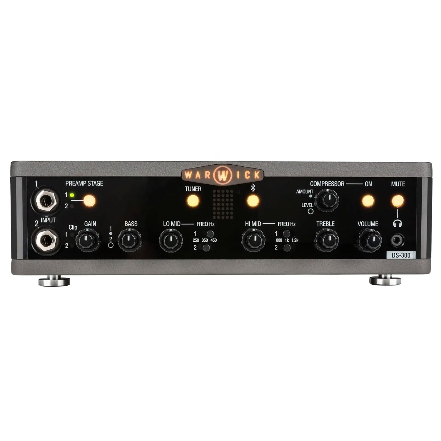 Warwick Amps Double Stage Bass Amp Head 300W con USB