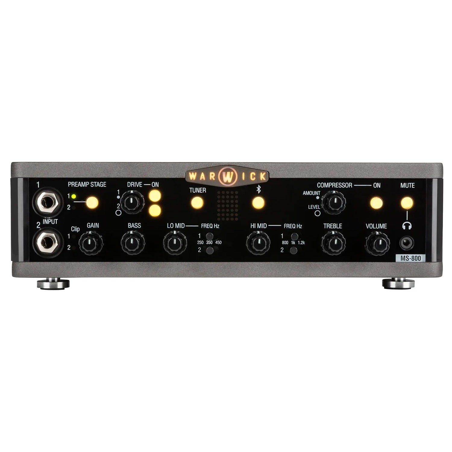 Warwick Amps Multi Stage Bass Amp Head 800W con USB