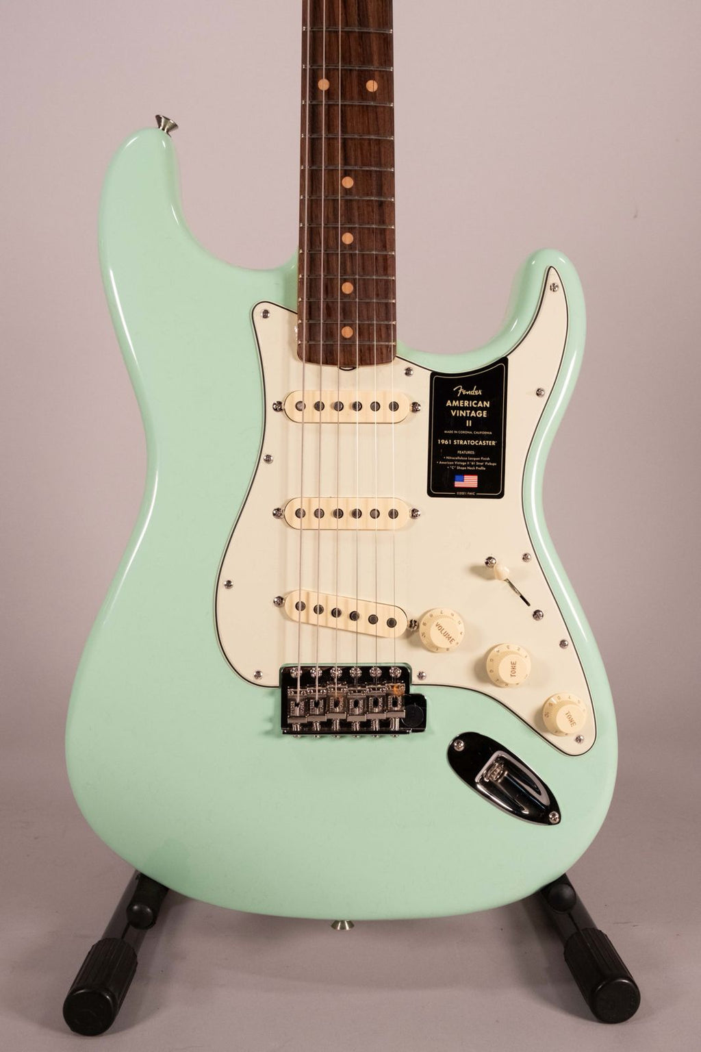 Fender American Vintage II 1961 Stratocaster Rw Surf Green