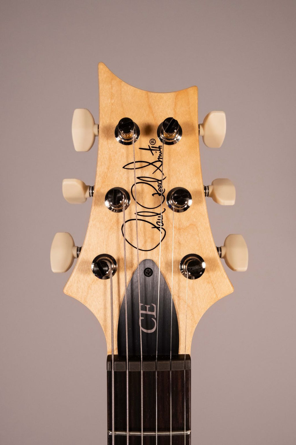 Prs CE24 Black Top Natural Back