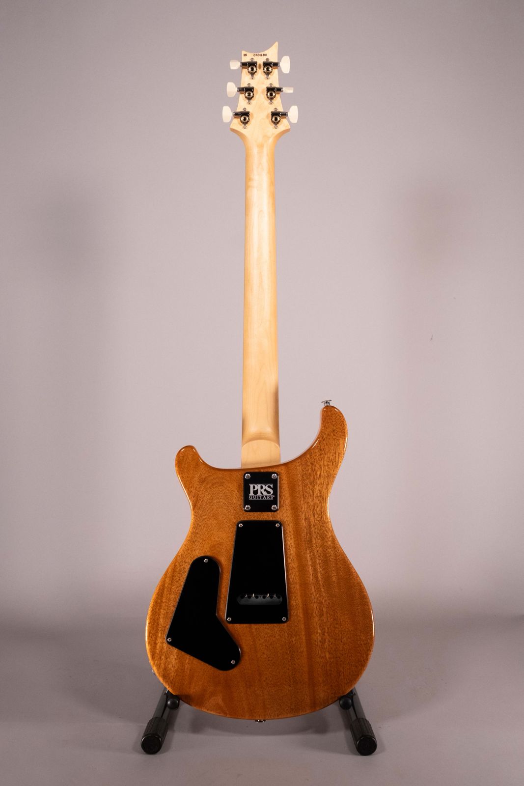 Prs CE24 Black Top Natural Back