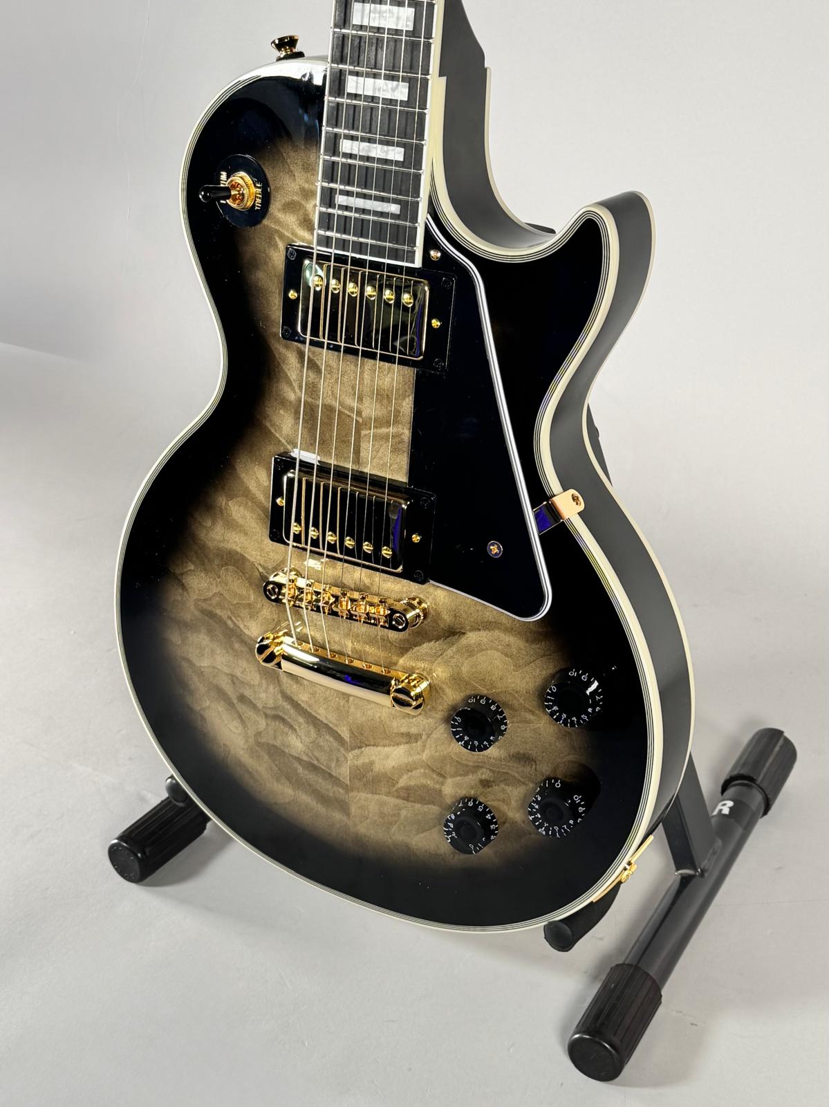 Epiphone Les Paul Custom Quilt (Incl. Gig Bag)