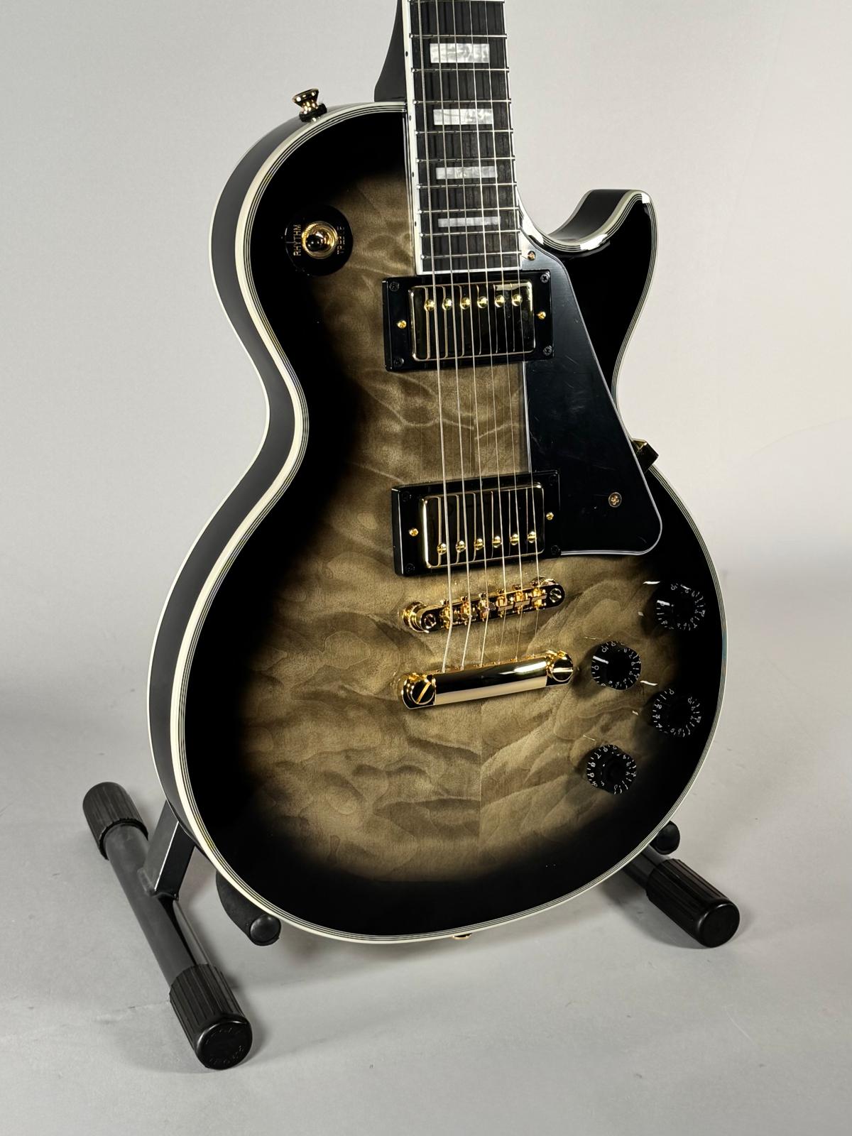 Epiphone Les Paul Custom Quilt (Incl. Gig Bag)