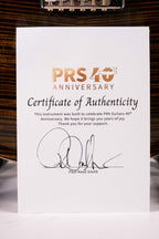 PRS CUSTOM 24 40TH TIGER EYES USATA